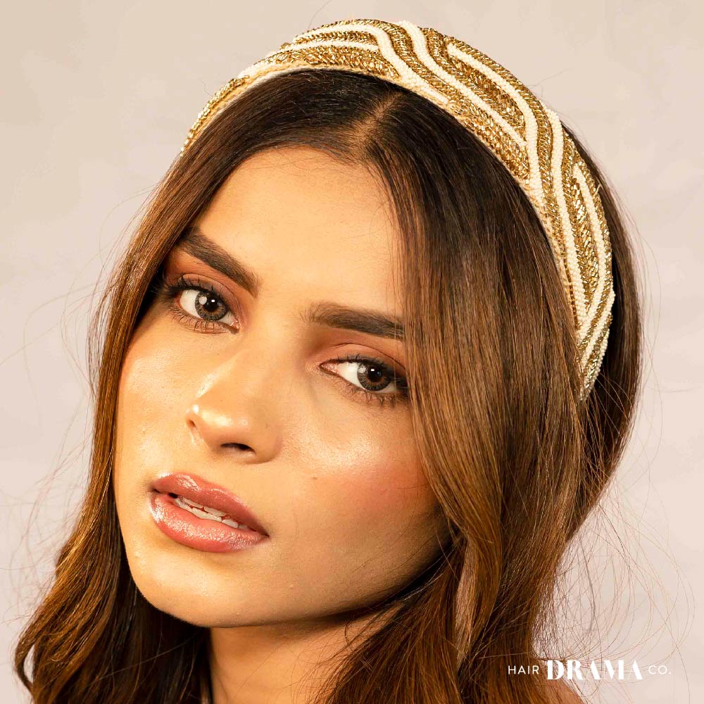 Embellished Flat Band - Gold