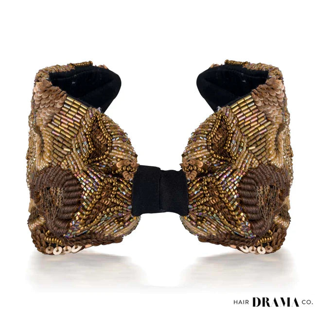 Tiara com Nó Gracioso - Bronze