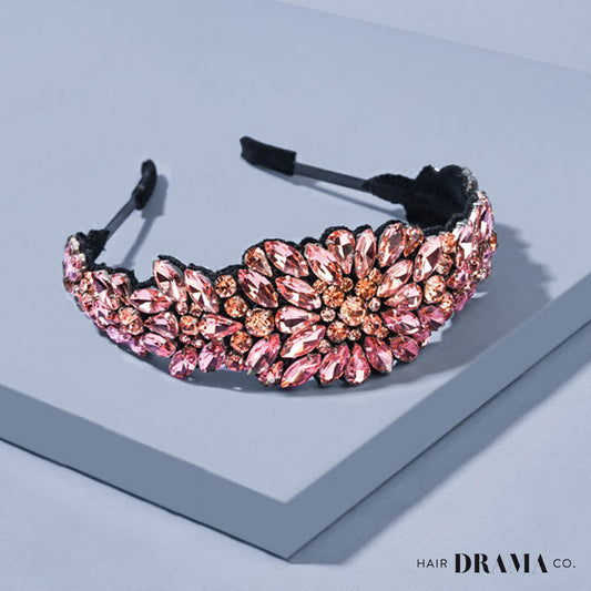 Fita de cabelo Rosemary Broad - Ouro Rosa