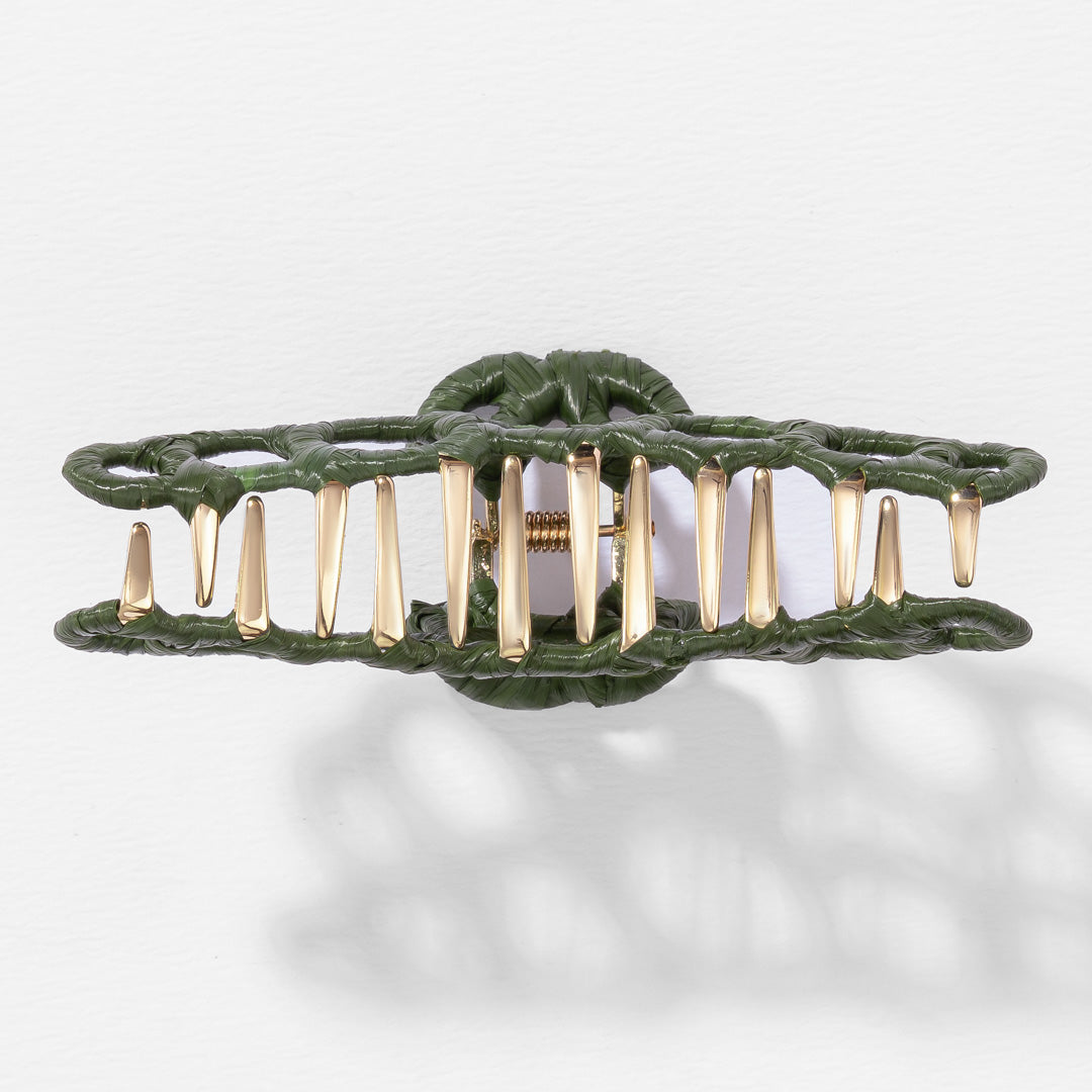 Kara Claw Clip - Green