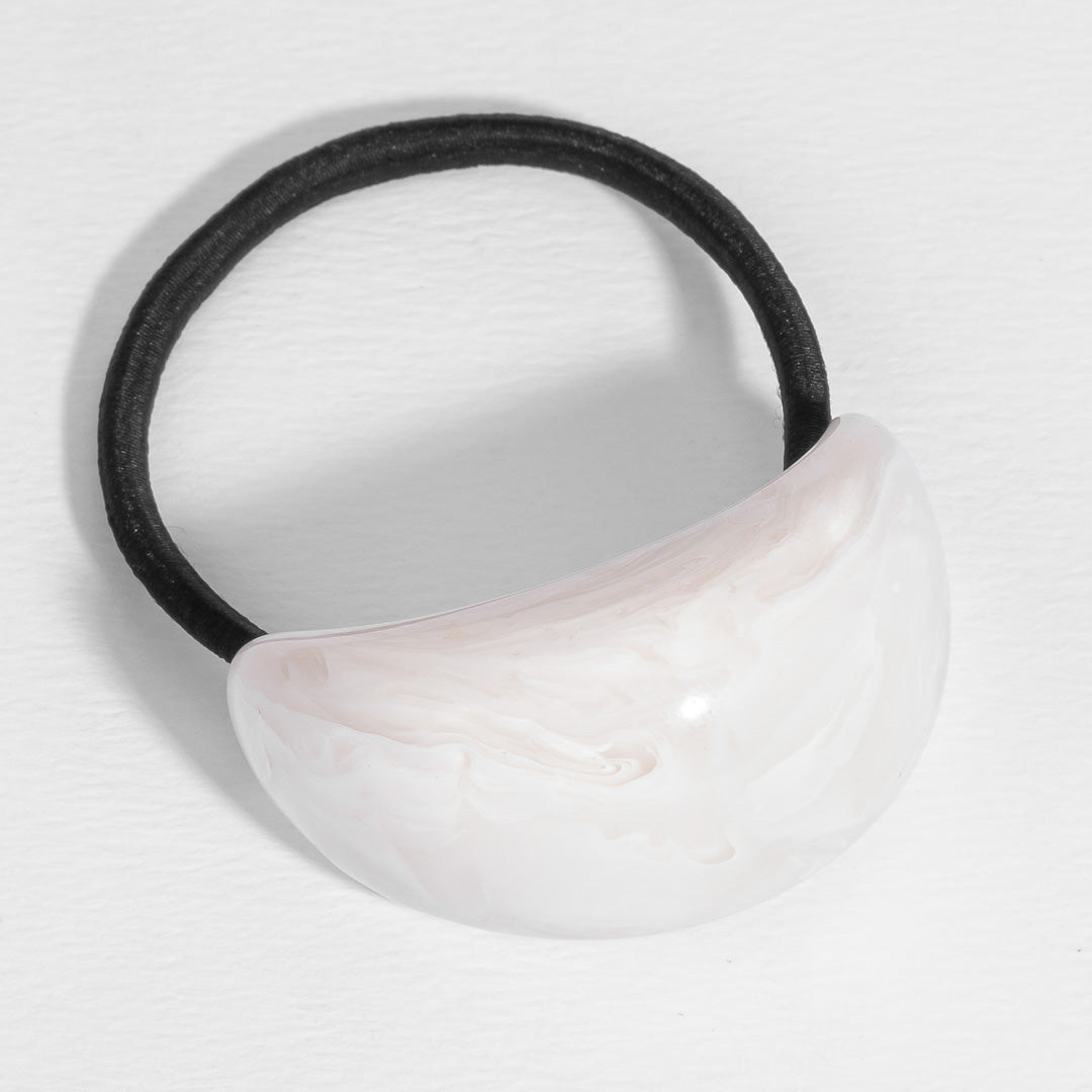 Glossy Pony Cuff - White