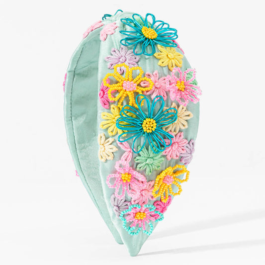 Fita de cabeça com nó de prado