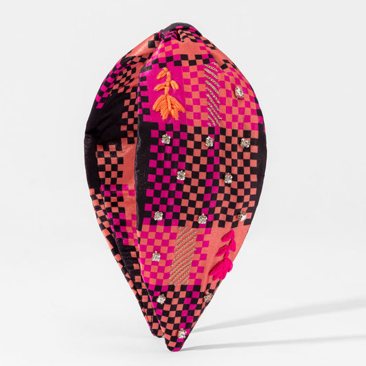 Geometric Leaf Knotted Headband