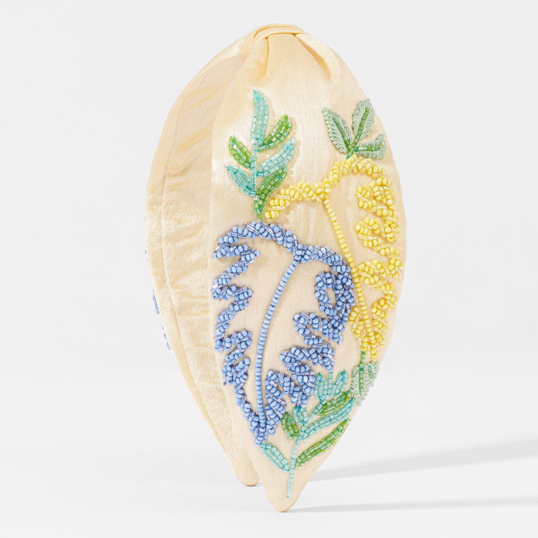 Summer Leaf Knotted Headband