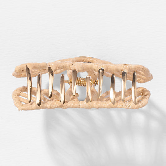 Olivia Arc Claw Clip - Cream