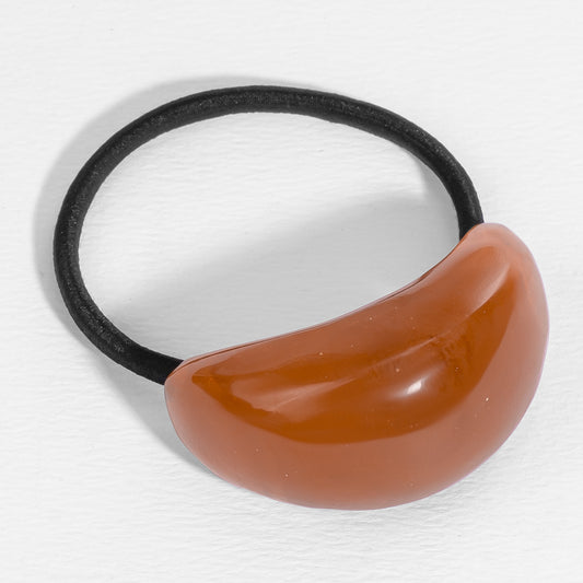 Glossy Pony Cuff - Brown