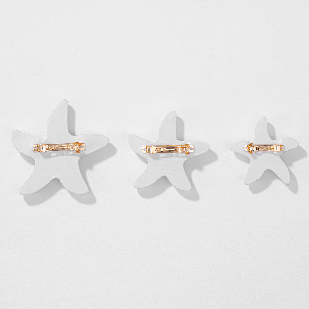 Starfish Hair Clip - Set of 3