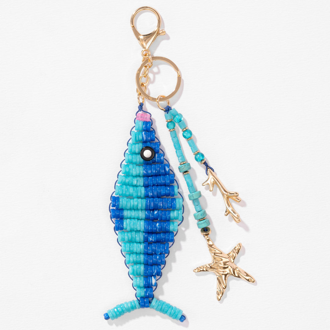 Dory Beaded Fish Bag Charm