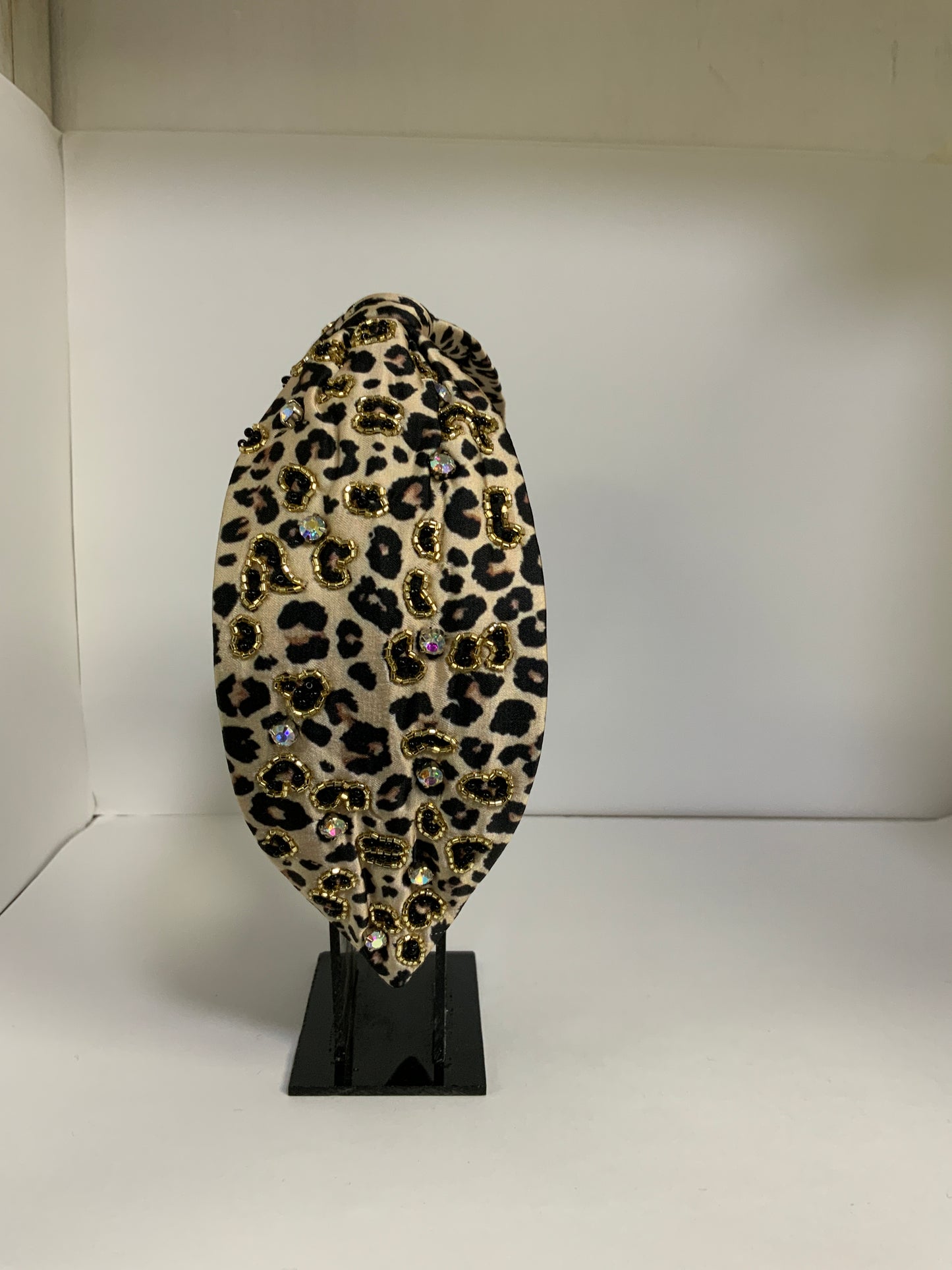 Cheetah Printed Knotted Headband