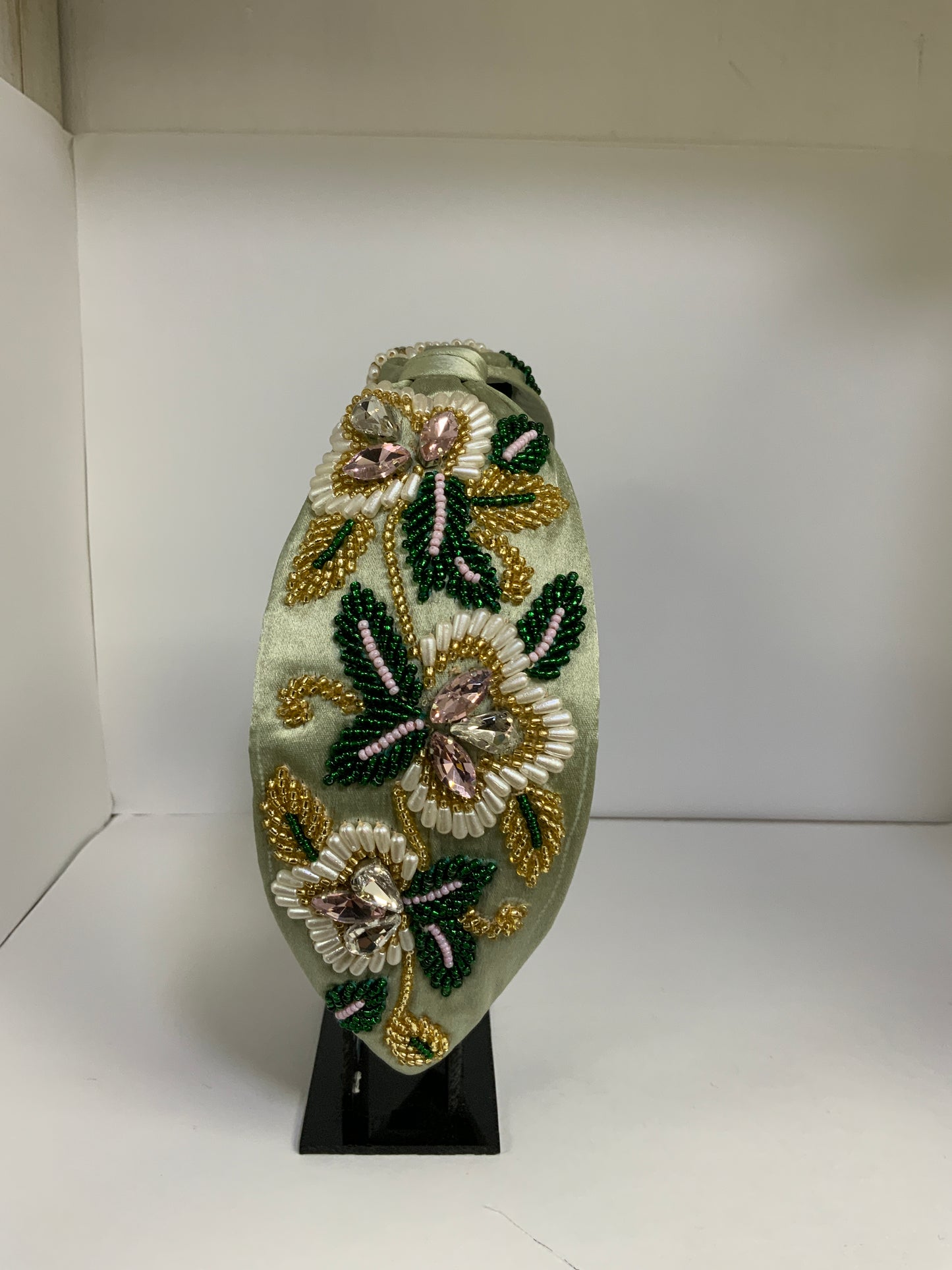 Baroque Flora Embroidered Knotted Headband