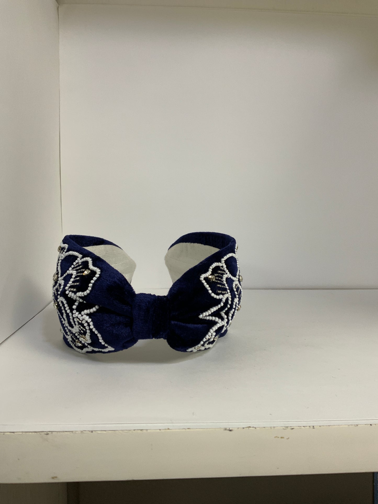 Nora Luxe Embellished Knotted Headband