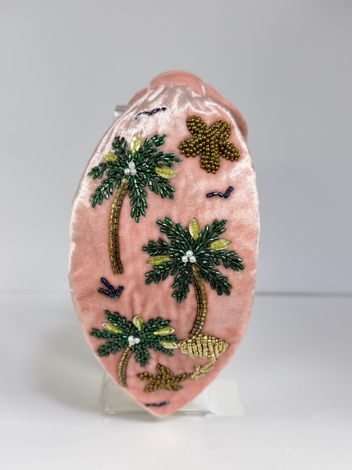 Palm Blush Knotted Headband