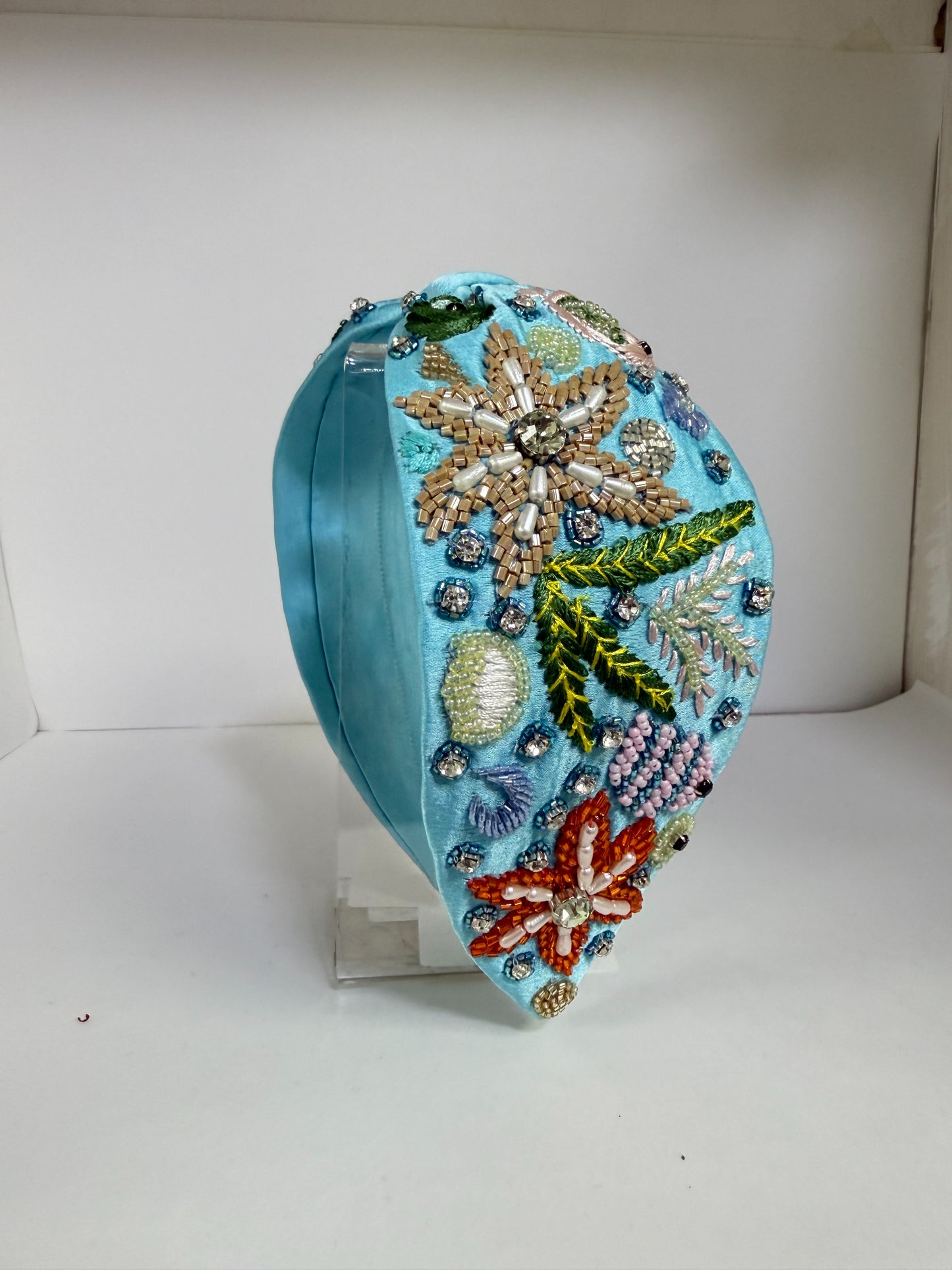In the Bloom Beadwork Knotted Headband