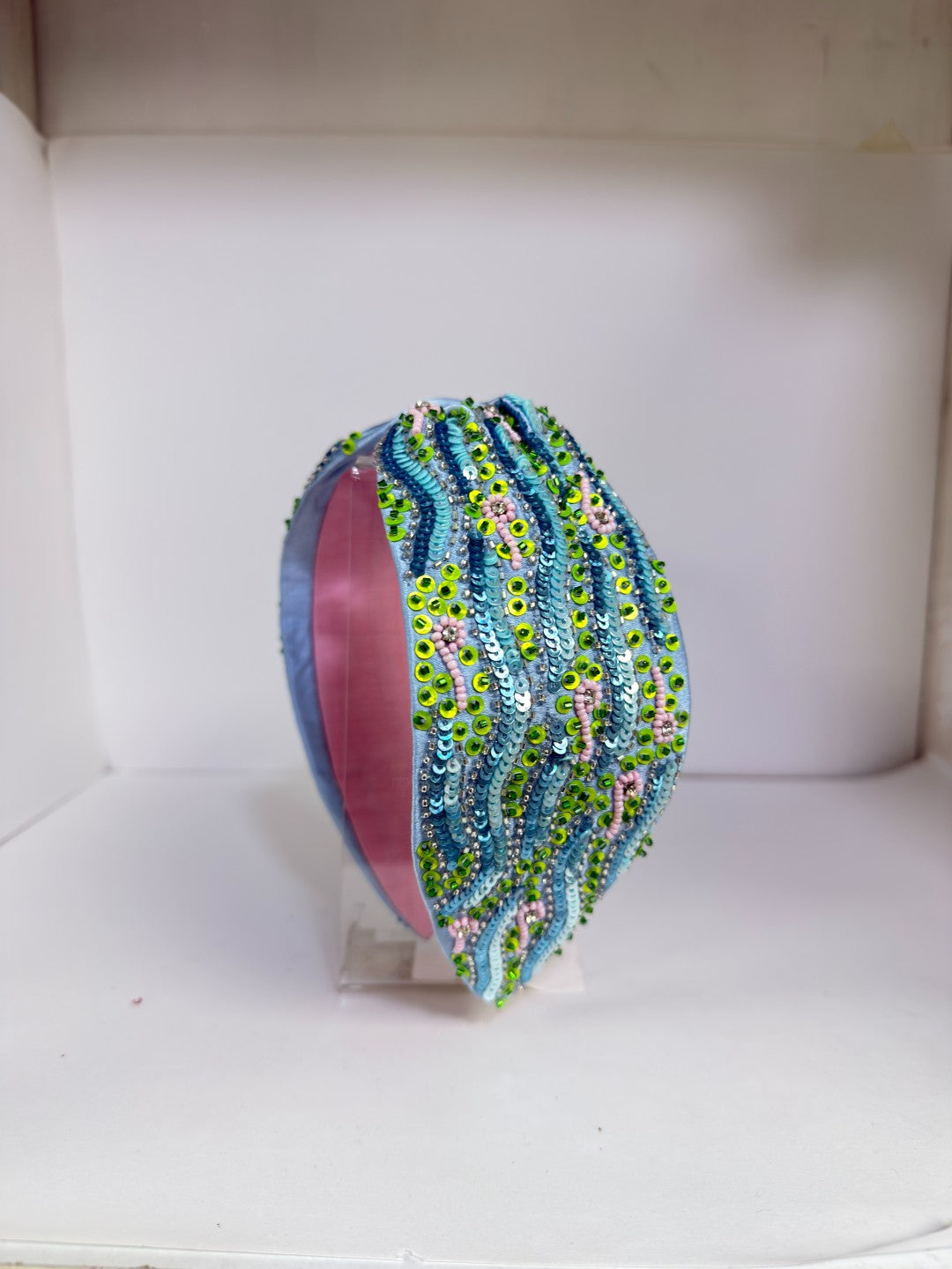 Ocean Gleam Knotted Headband