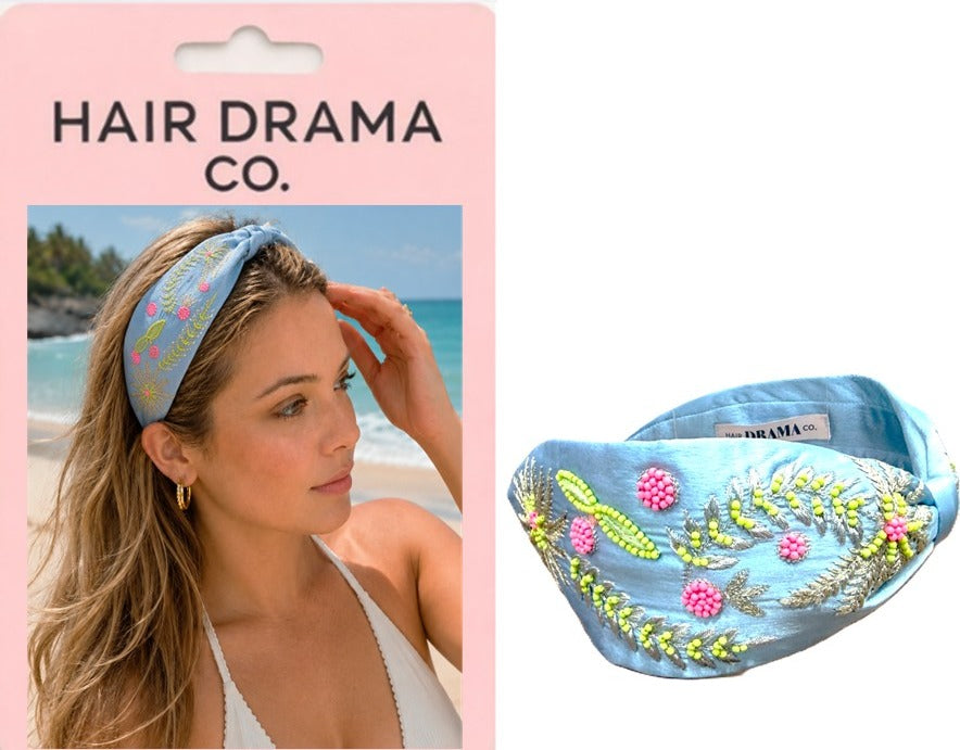 Berry Bloom Beaded Headband