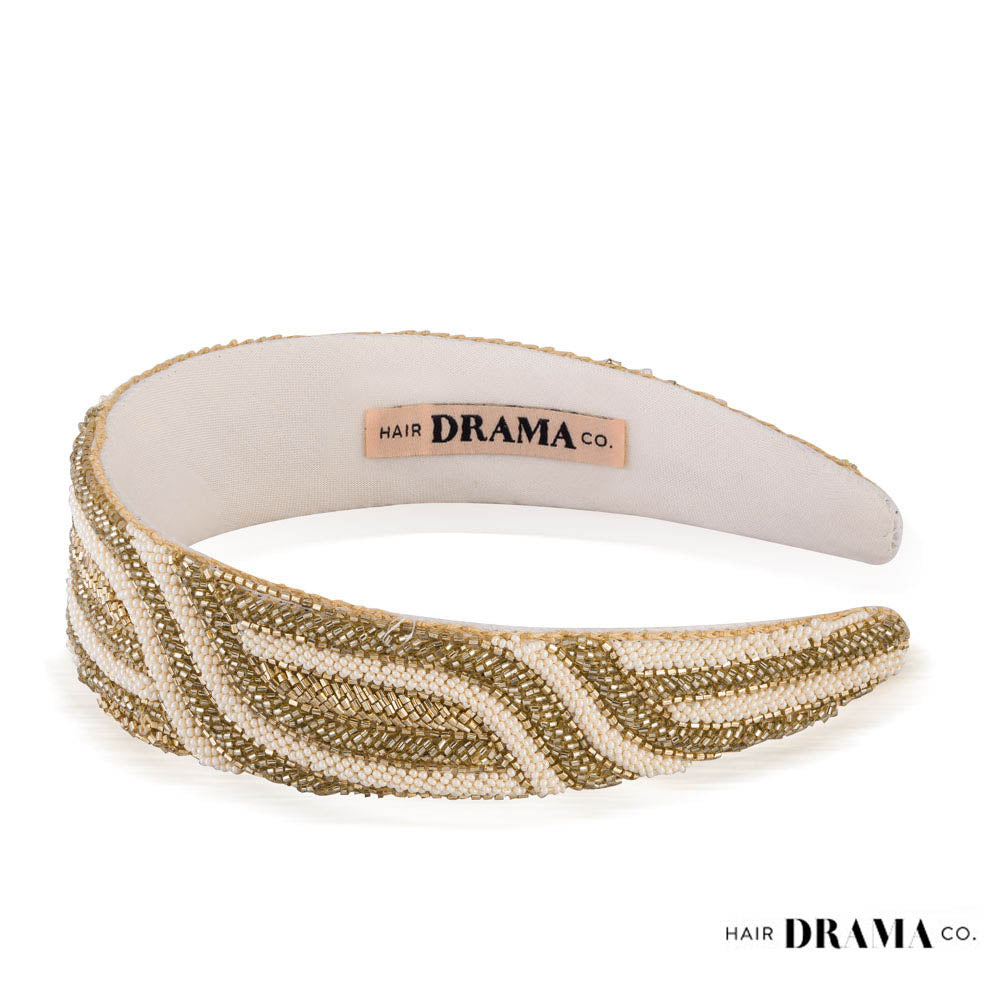 Embellished Flat Band - Gold