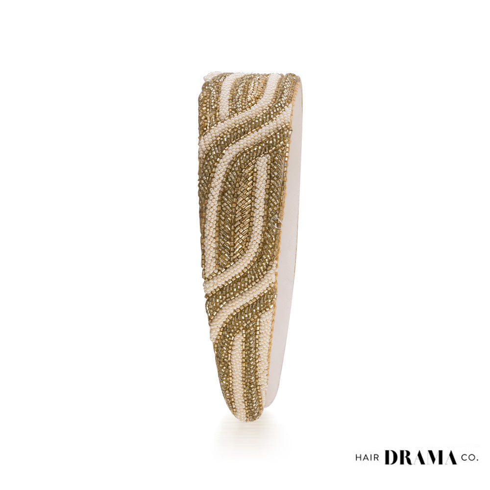 Embellished Flat Band - Gold