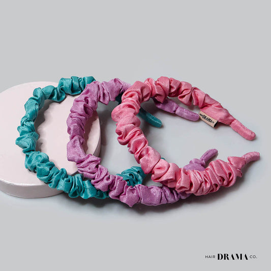 Conjunto de 3 fitas para o cabelo com elástico para o cabelo em forma de unicórnio