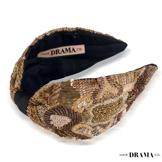 Tiara com Nó Gracioso - Bronze