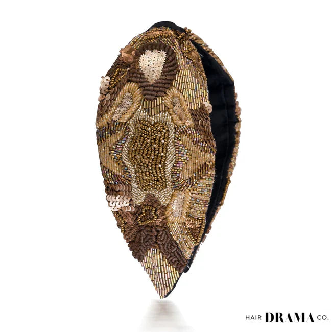 Tiara com Nó Gracioso - Bronze