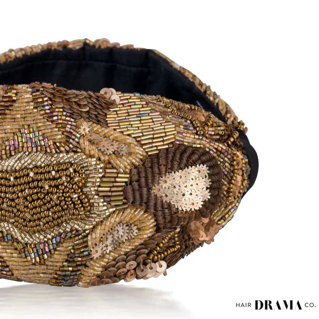 Tiara com Nó Gracioso - Bronze