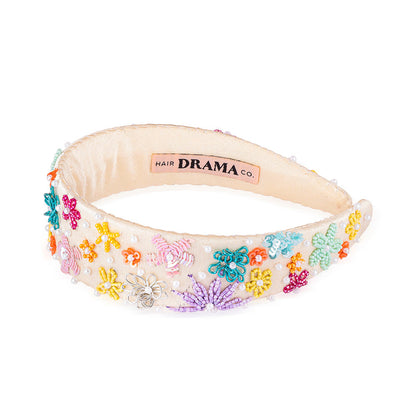 Tiara com aplicações Summer Bloom - Multicolor