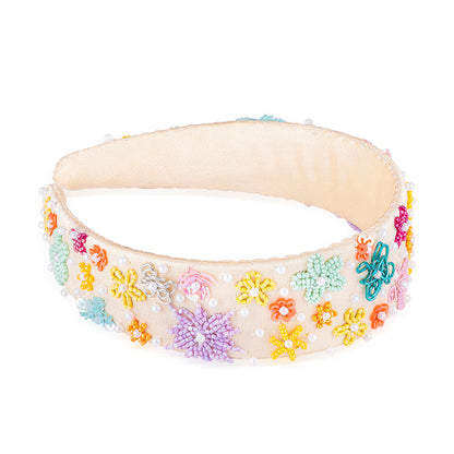 Tiara com aplicações Summer Bloom - Multicolor