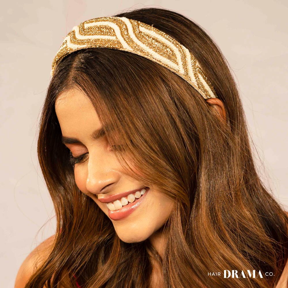 Embellished Flat Band - Gold