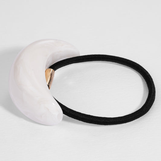 Glossy Pony Cuff - White