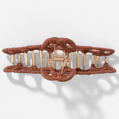 Kara Claw Clip - Brown