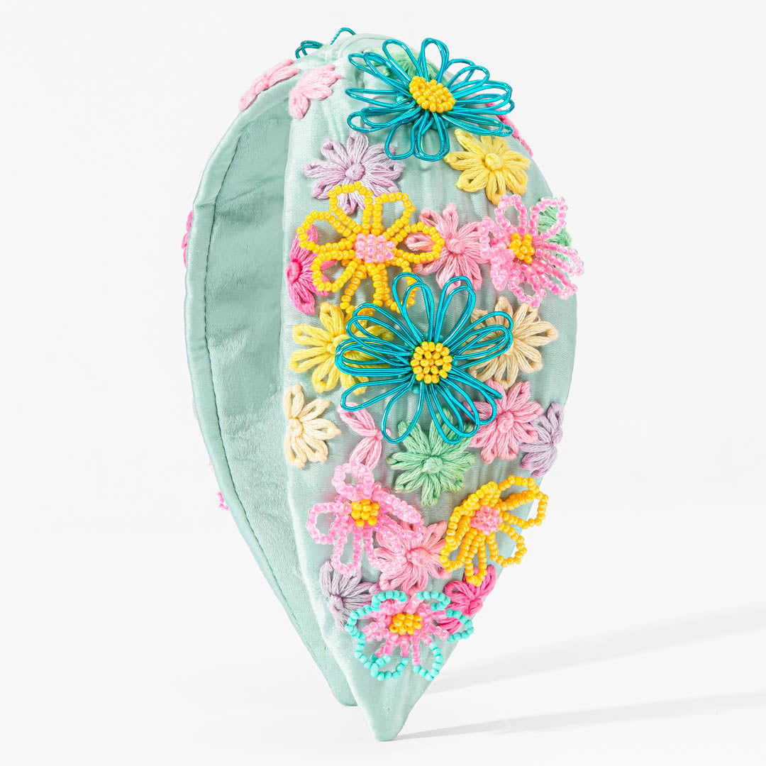 Fita de cabeça com nó de prado