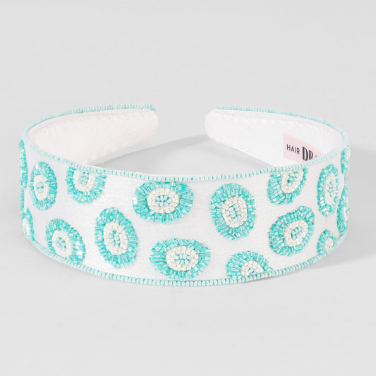 Tiara Olho Grego Azul