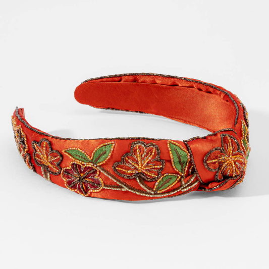 Fita de cabelo com nó Amber Flora