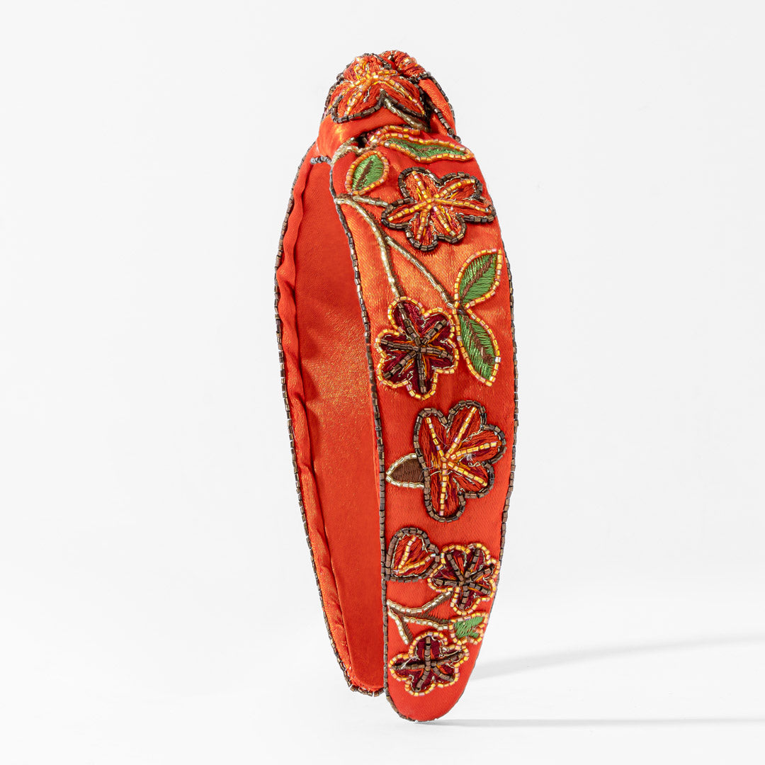Amber Flora Knotted Headband