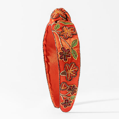 Amber Flora Knotted Headband