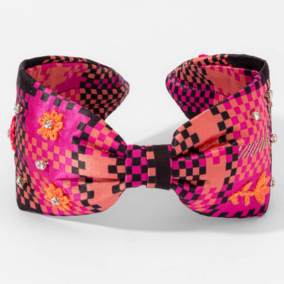 Geometric Leaf Knotted Headband