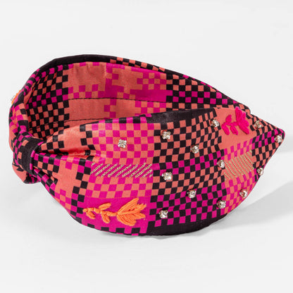 Geometric Leaf Knotted Headband