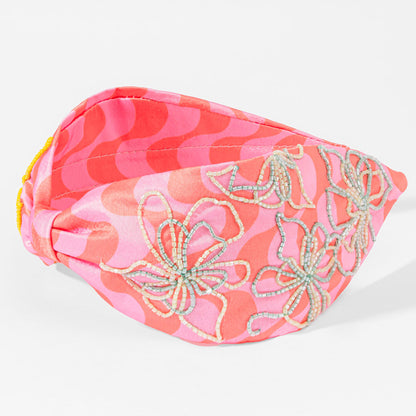 Flora Pop Printed Knotted Headband
