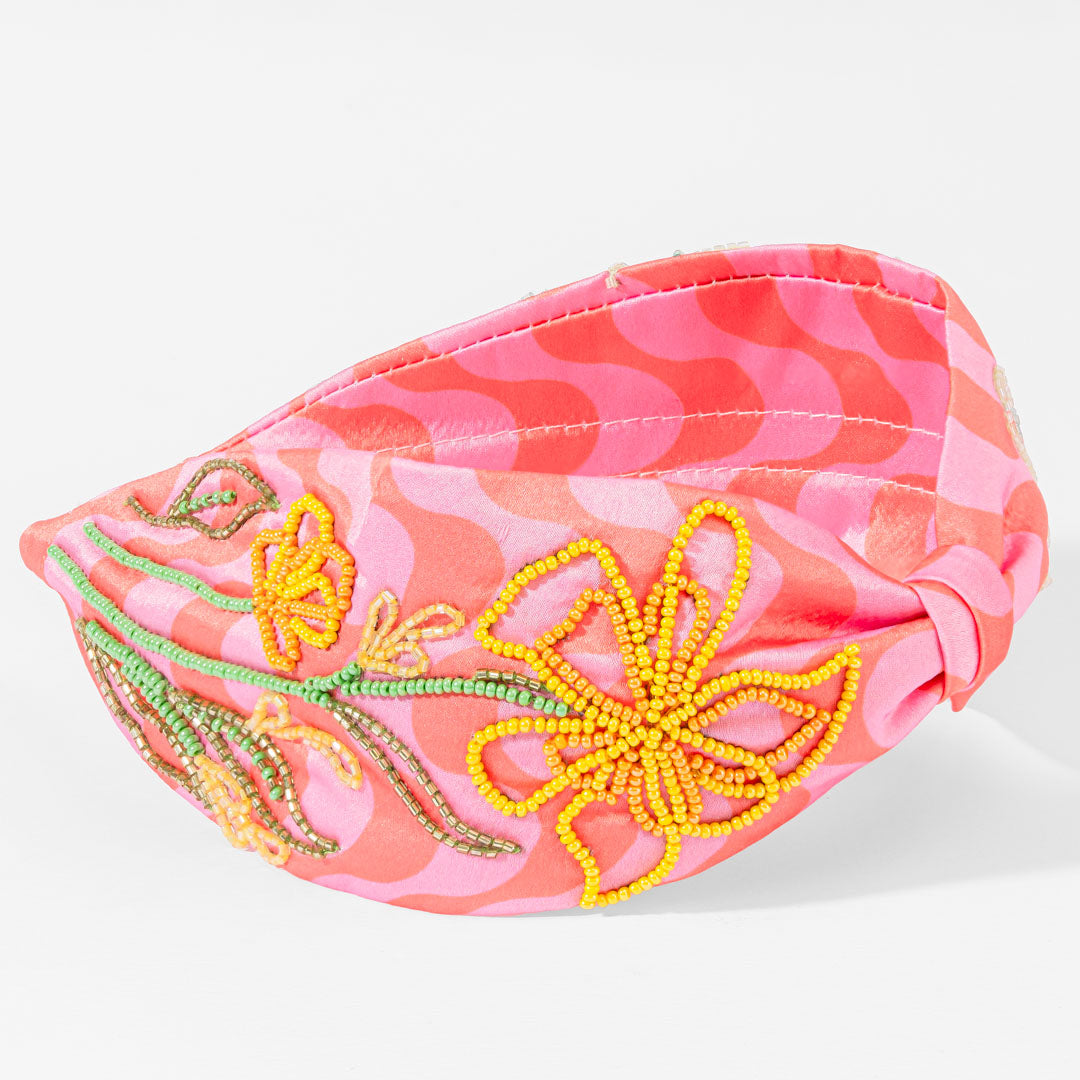Bloom Pop Printed Knotted Headband