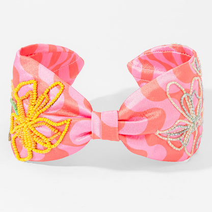Bloom Pop Printed Knotted Headband