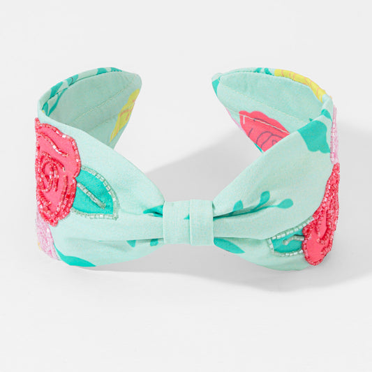 Fita de cabeça com nó Aura