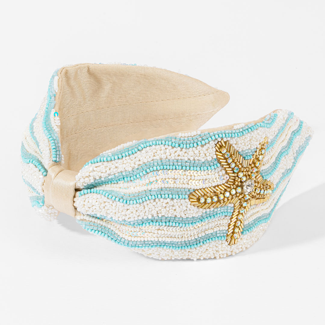 Coastal Tide Knotted Headband