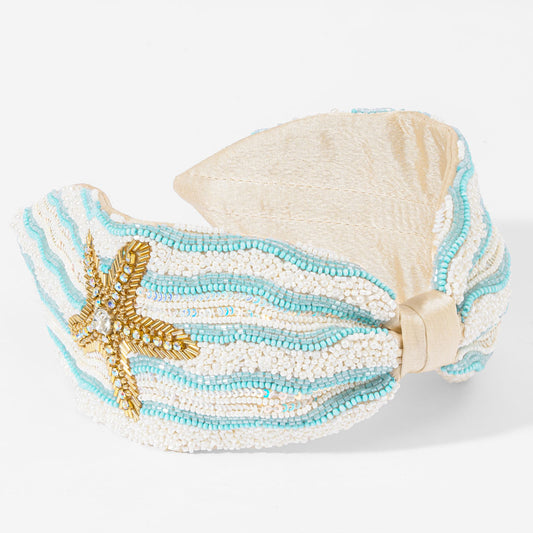 Fita de cabeça com nó Coastal Tide