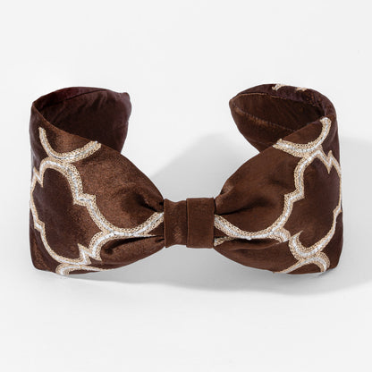 Natasha Satin Knotted Headband