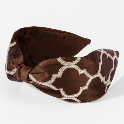 Natasha Satin Knotted Headband