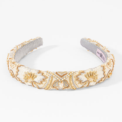 Golden Aura Puff Hairband