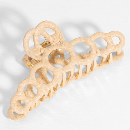 Kara Claw Clip - Cream