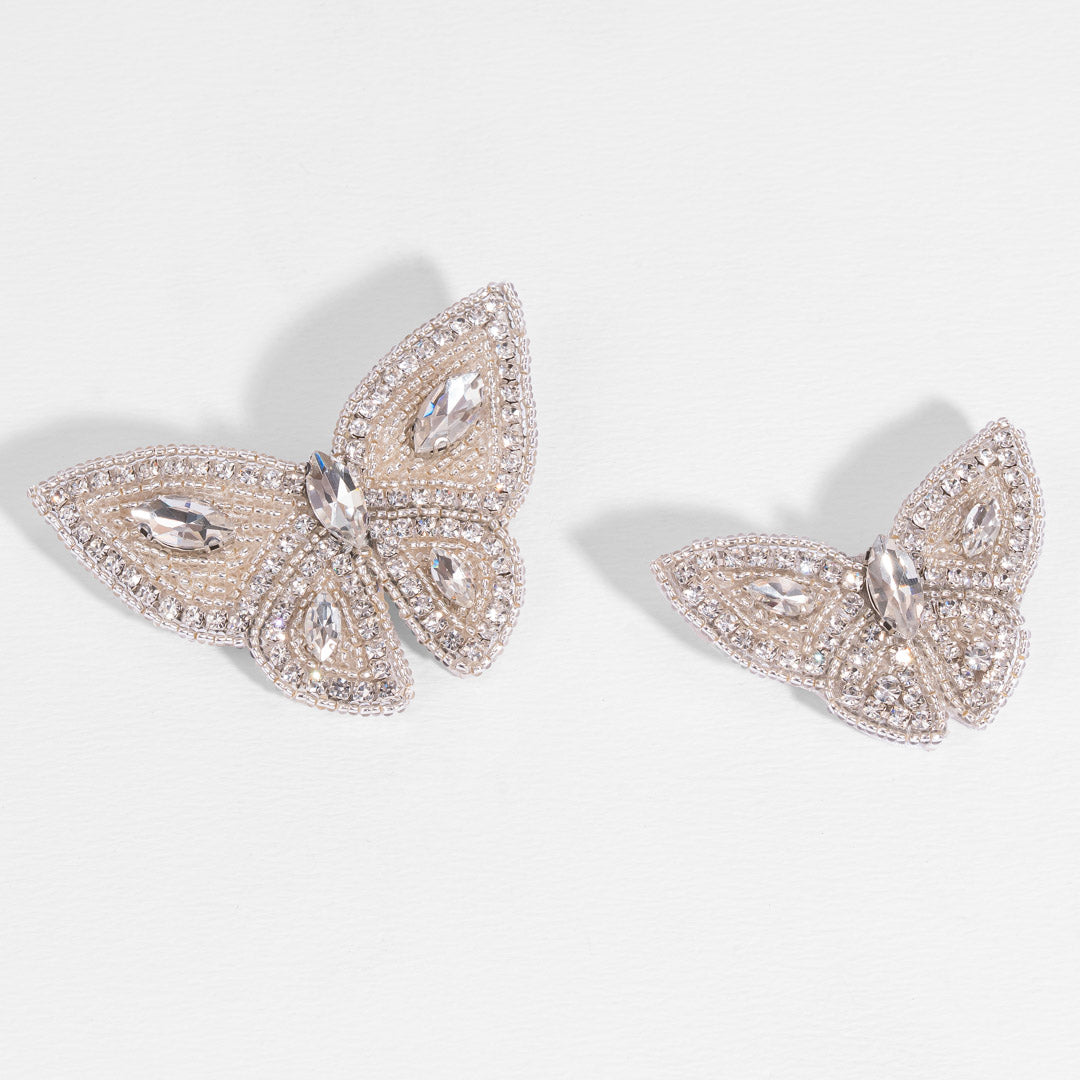 Rhinestone Butterfly Hair Clip
