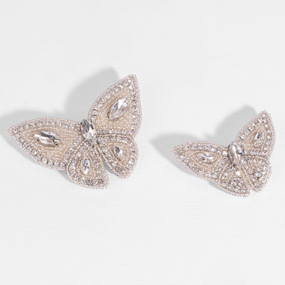Rhinestone Butterfly Hair Clip