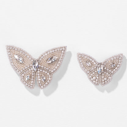 Rhinestone Butterfly Hair Clip